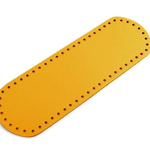 Táskaalj 10x30 cm mustárszínű